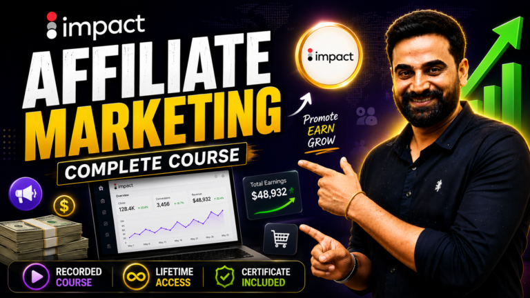 Impact Affiliates Marketing Course – Learn Affiliates Marketing And Earn Money Online