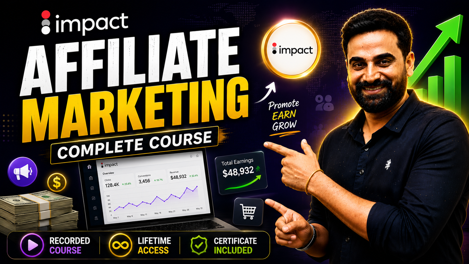 Impact Affiliates Marketing Course – Learn Affiliates Marketing And Earn Money Online