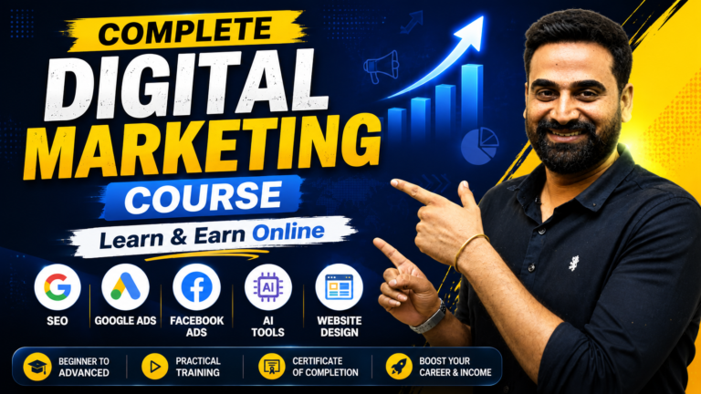 Complete Digital Marketing Course – Become Digital Marketing Expert In 2 Months