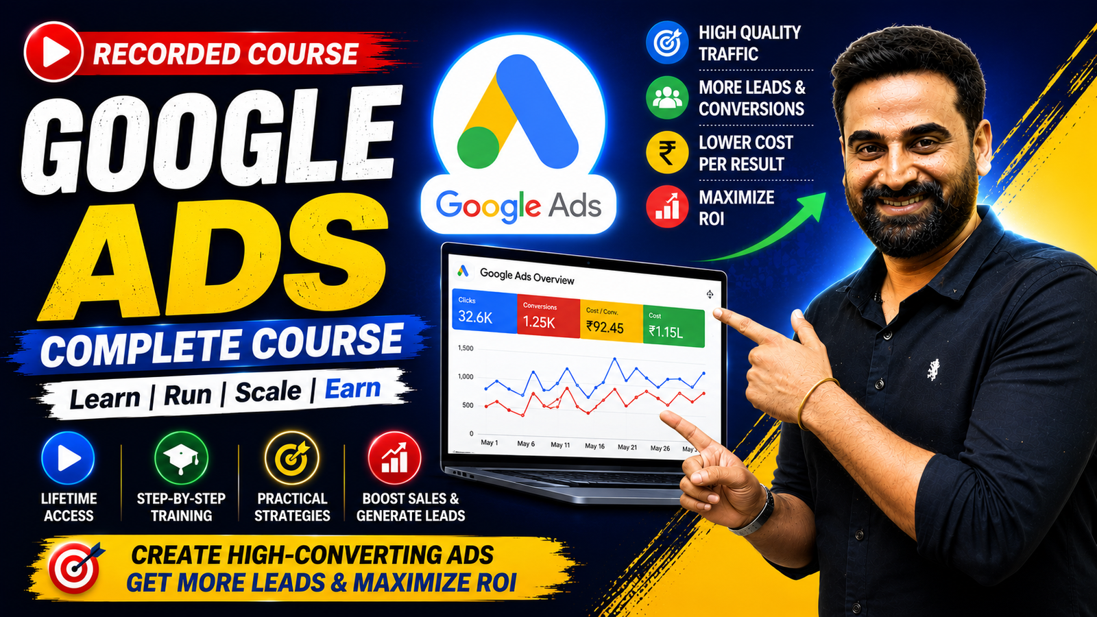 Advanced Google Ads Course – Learn Google Ads From Basic To Advanced